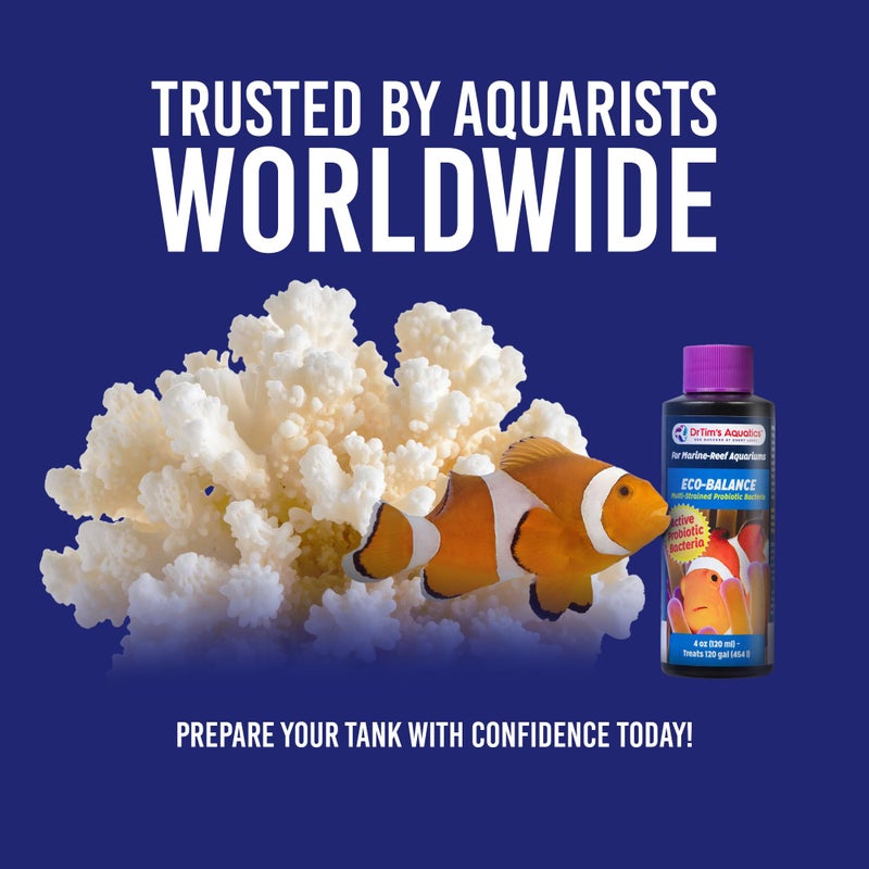 DrTim's Aquatics DrTimâ€™s Aquatics Eco-Balance Reef â€“ 4 oz â€“ Probiotic System Support â€“ Weekly Maintenance Formula for Balanced Aquariums â€“ Helps Maintain Clarity, Consistent Parameters & Filter Performance - Image 5